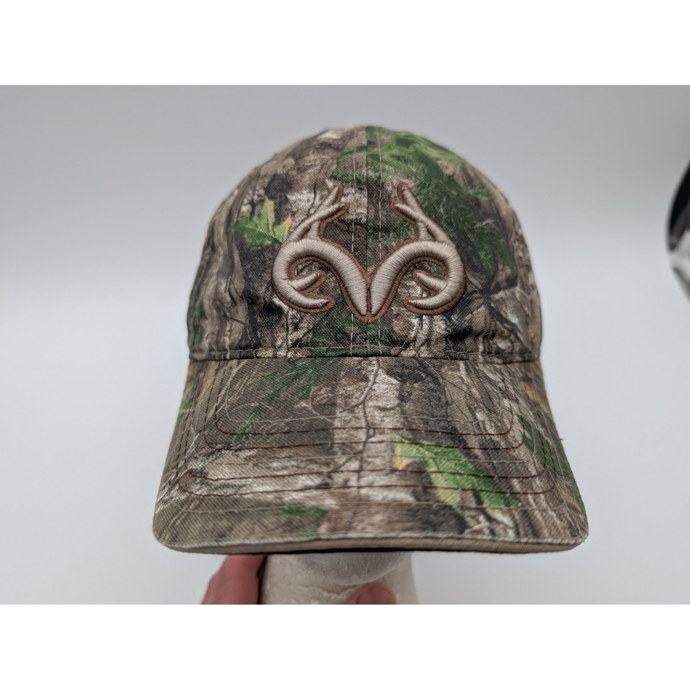 Realtree Camo Baseball Cap Outdoor Cap Embroidered Logo Camouflage Hat Mens OSFM